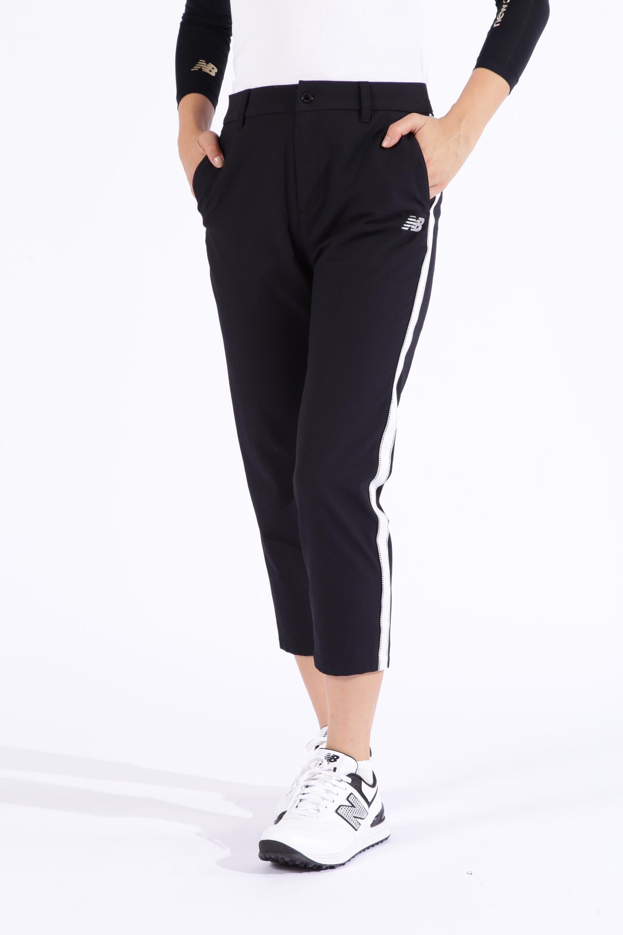 接触冷感 UV テーパード クロップドパンツ (WOMENS SPORT)