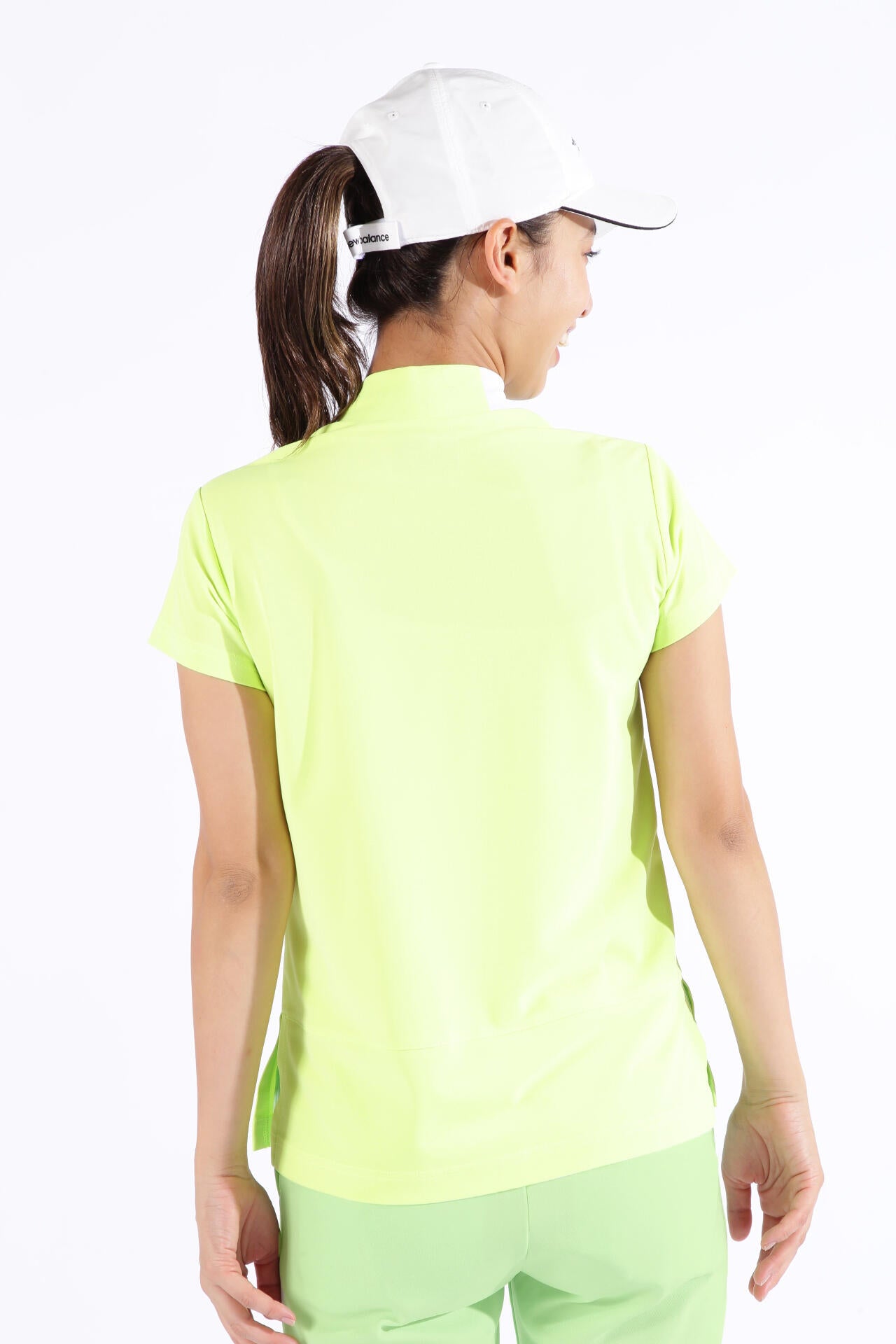 接触冷感 UPF50+ 半袖 モックネック プルオーバー (WOMENS SPORT)