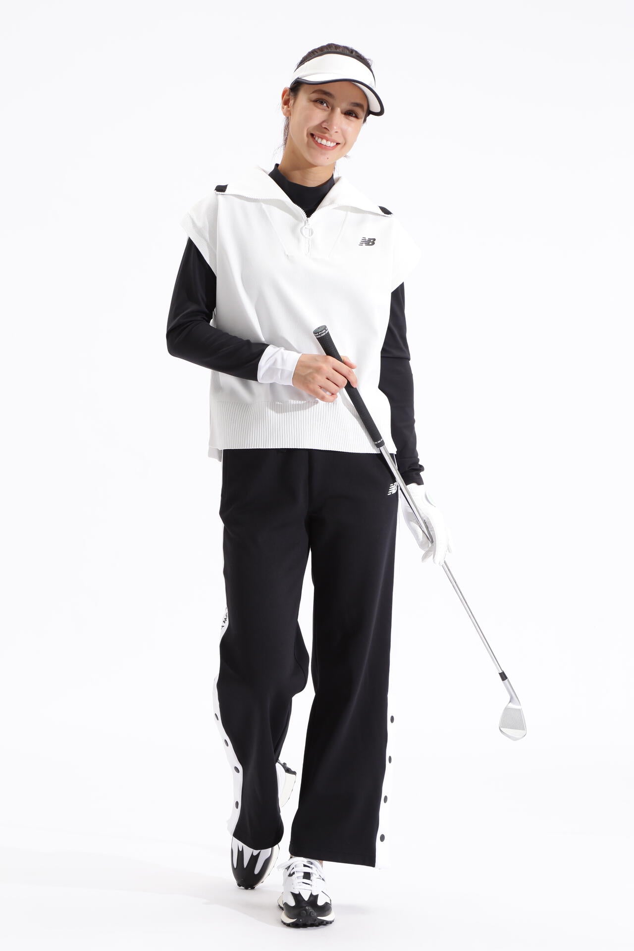 接触冷感 長袖 モックネック プルオーバー (WOMENS SPORT)