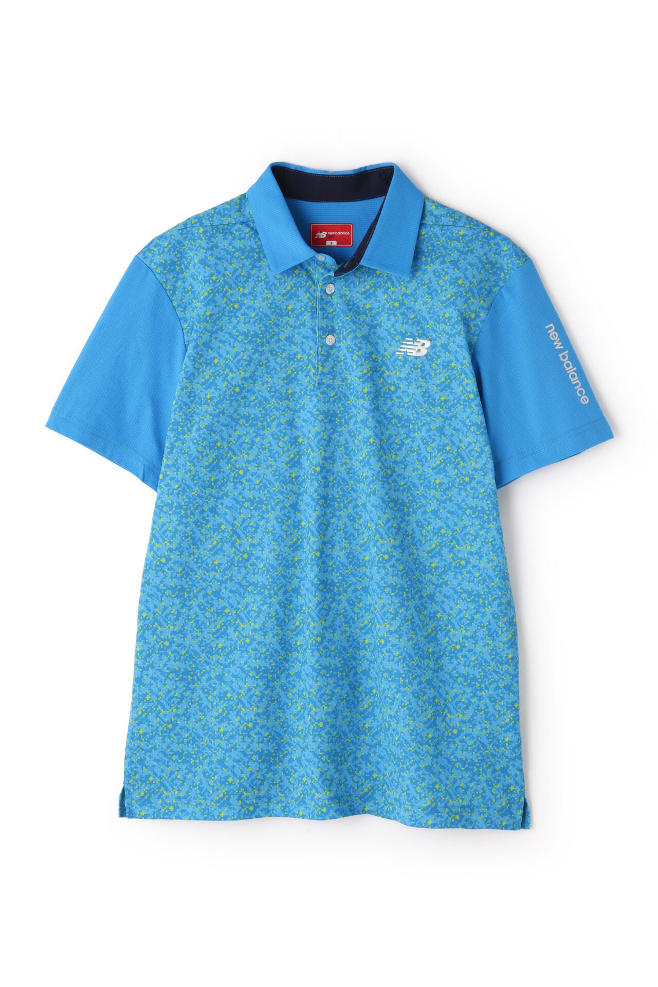 デジタルカモ柄 メッシュ 半袖 カラーシャツ (MENS WORLD)
