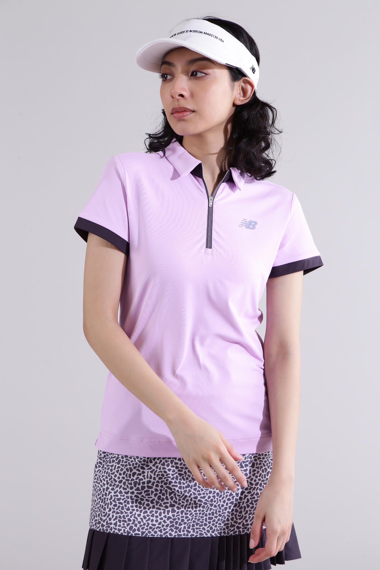 【直営店舗限定】ハーフジップ カラーシャツ (WOMENS)