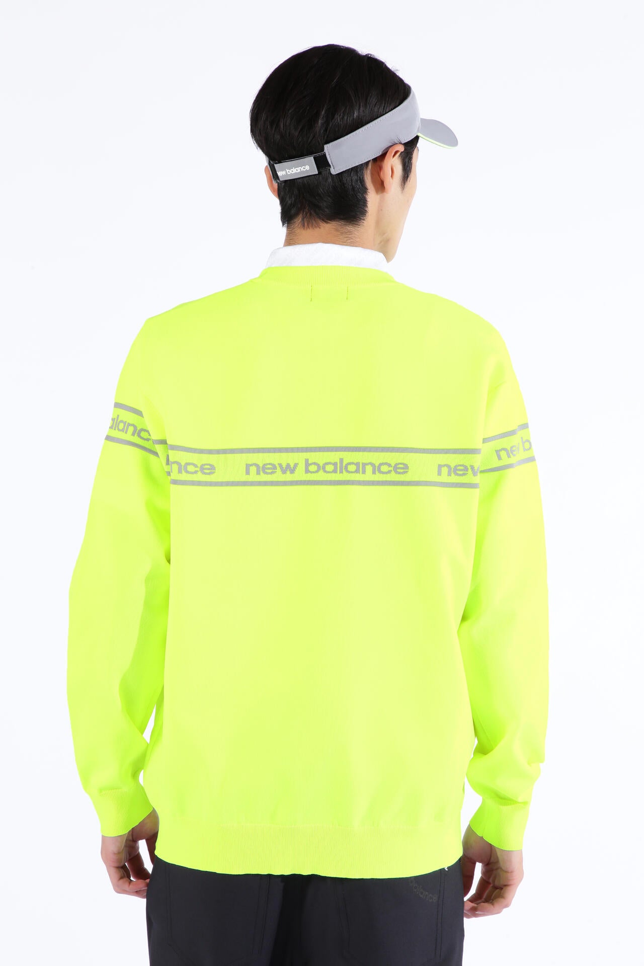 ロゴ×ガーター×プレーン クルーネック ニット プルオーバー (MENS SPORT)