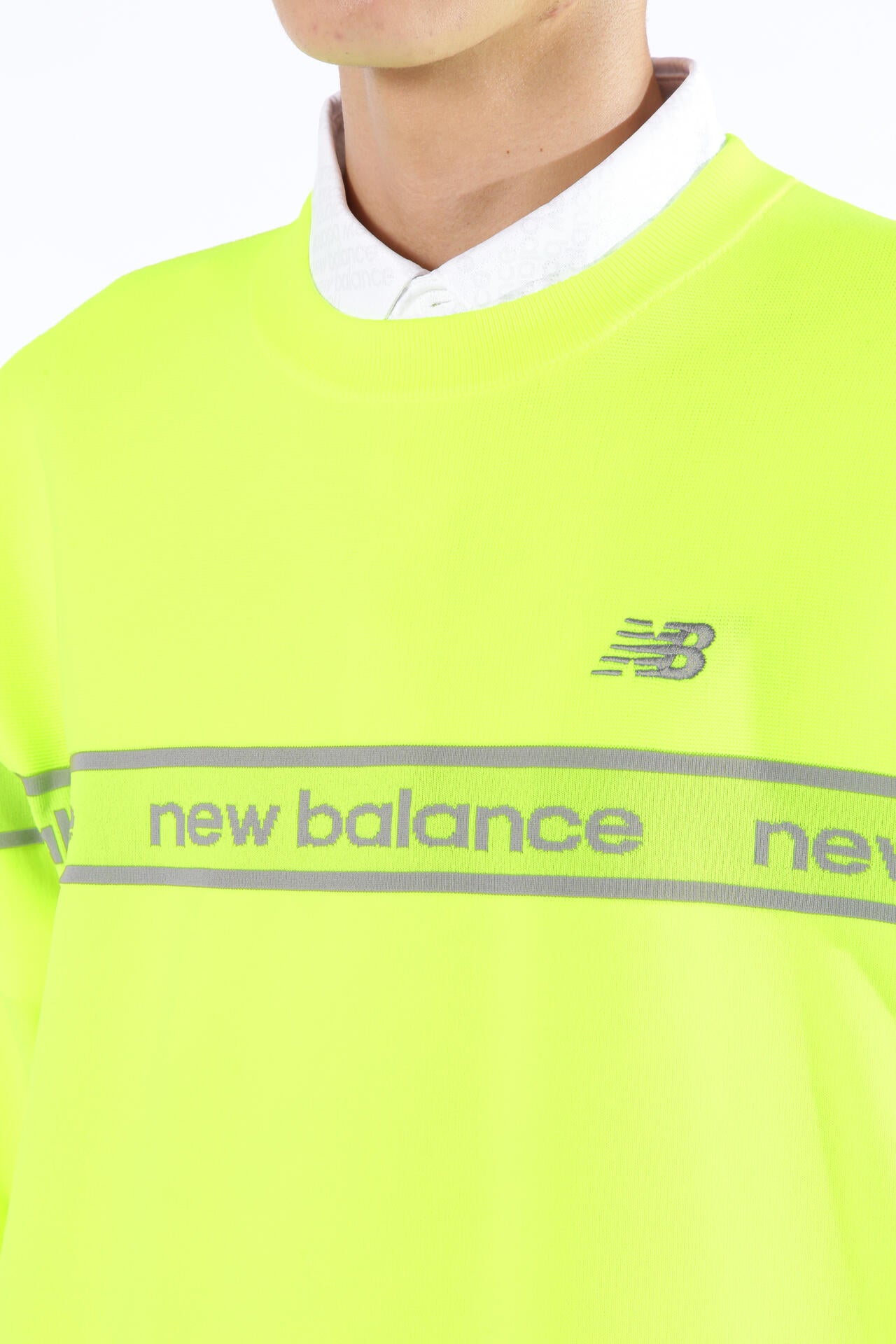 ロゴ×ガーター×プレーン クルーネック ニット プルオーバー (MENS SPORT)