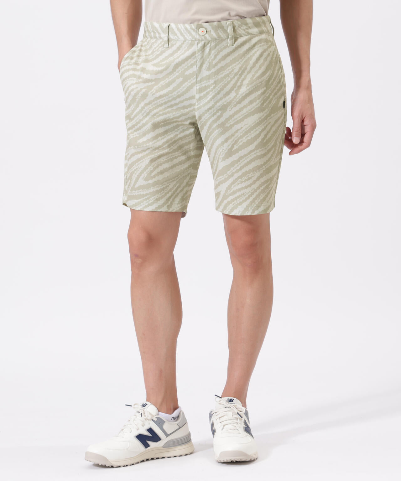 ロゴラインゼブラ柄 ショートパンツ (MENS)