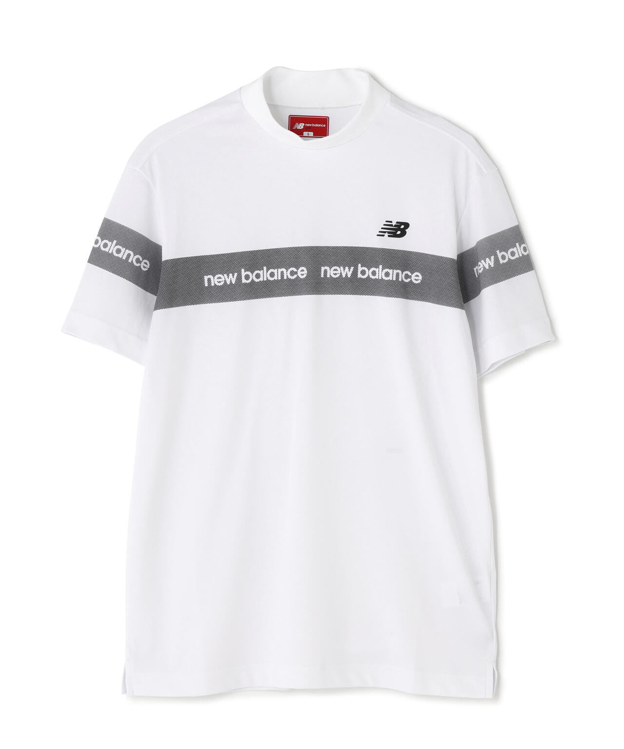 接触冷感 半袖 モックネック プルオーバー (MENS)