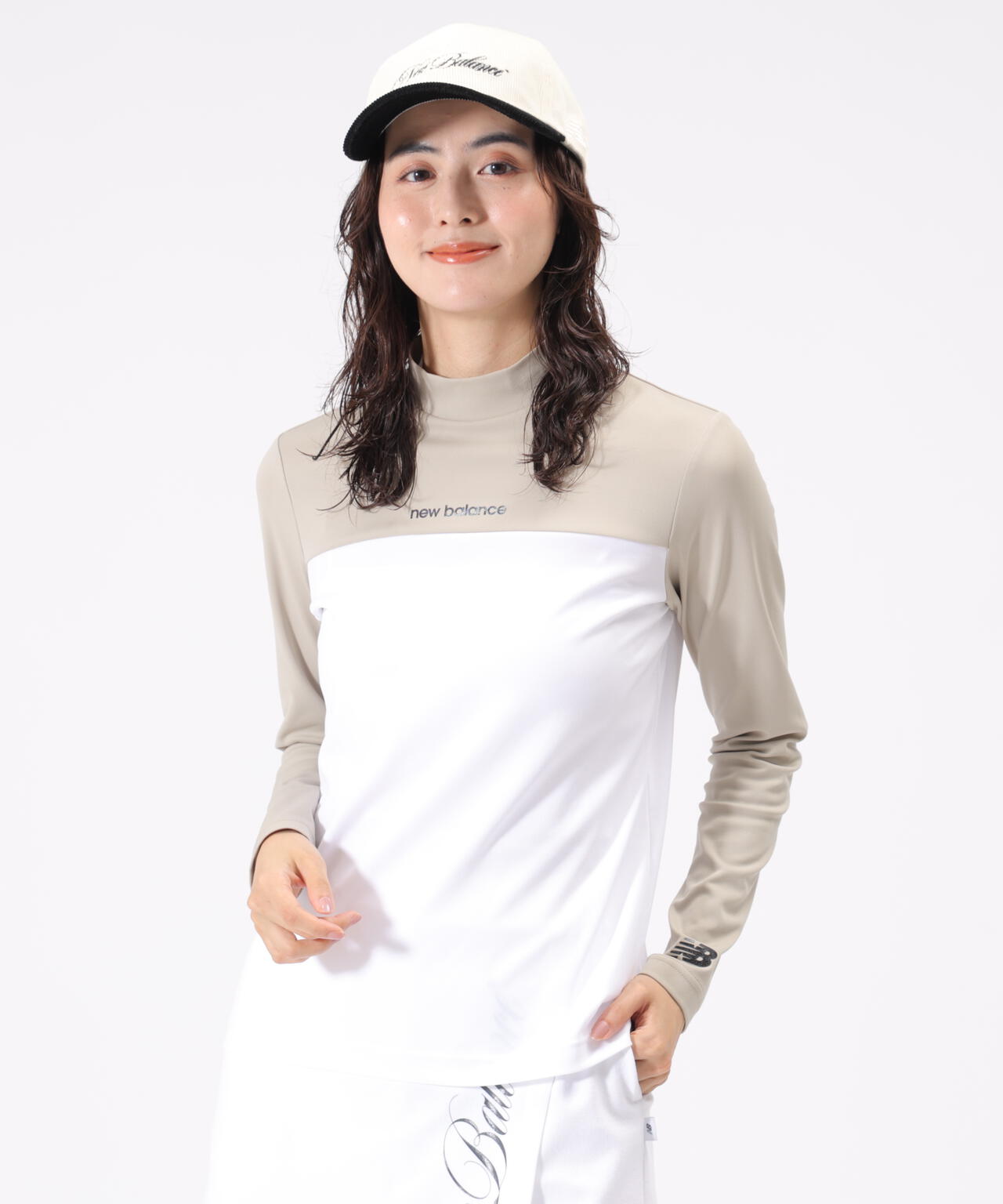 UV 長袖 モックネック プルオーバー (WOMENS)