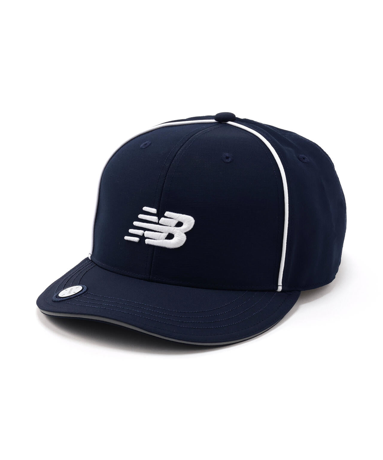 マグネット式マーカー付き セミカーブドブリムキャップ (MENS)