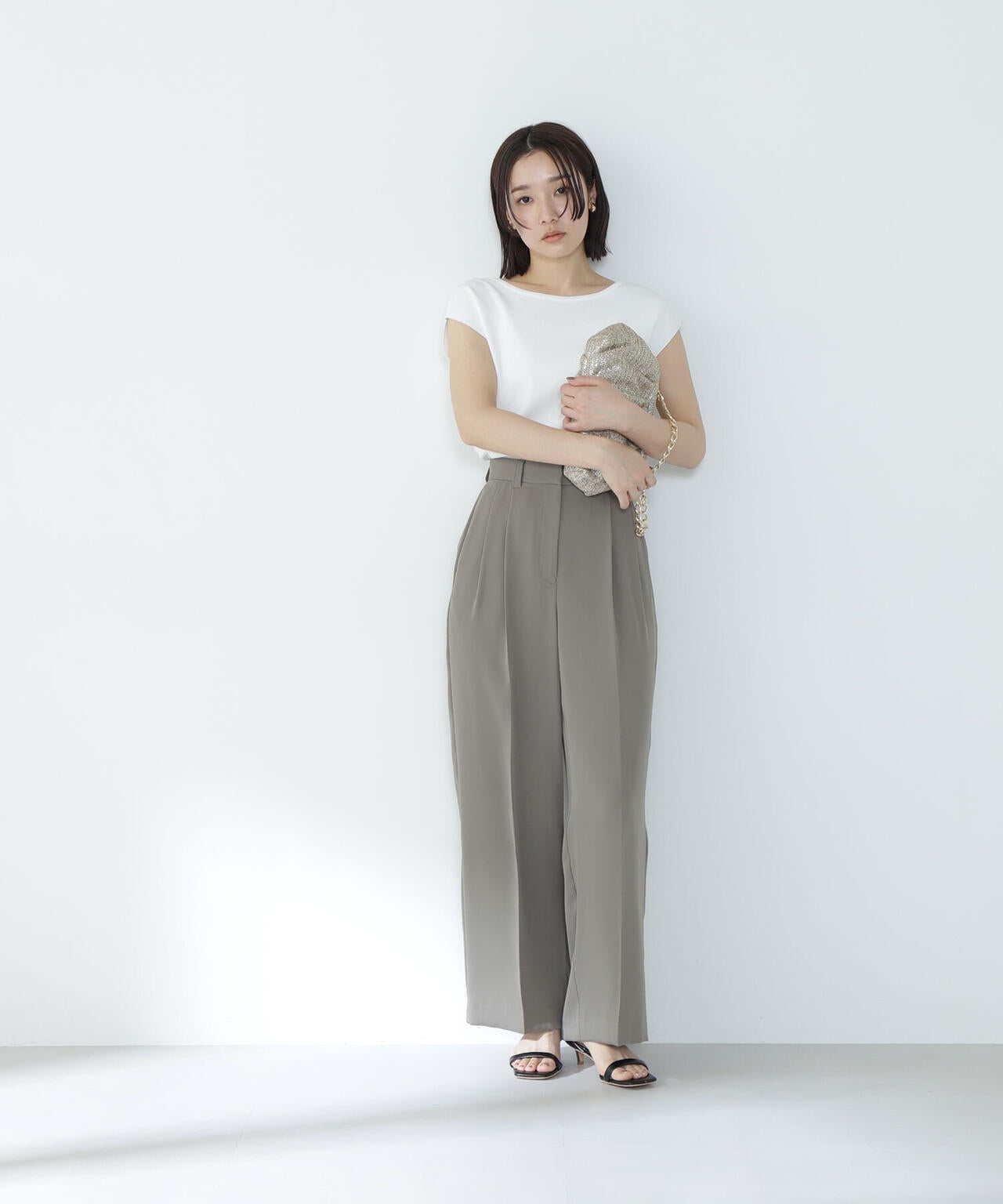 総針ベーシックシリーズ ボートネックニット*