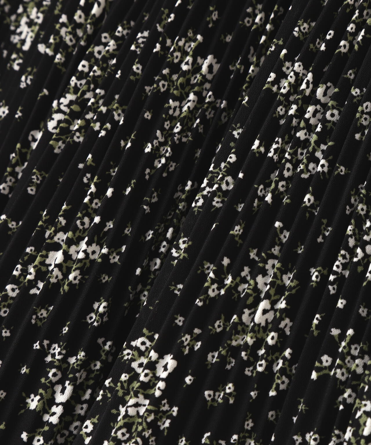 デザインショルダープリントワンピース*