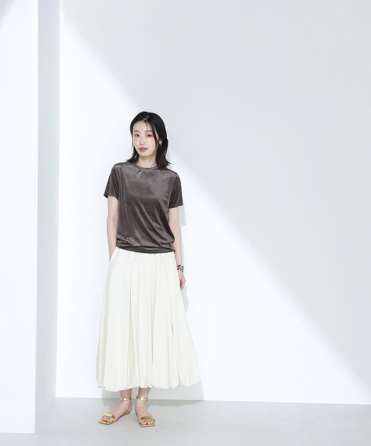 ベロアTシャツ*