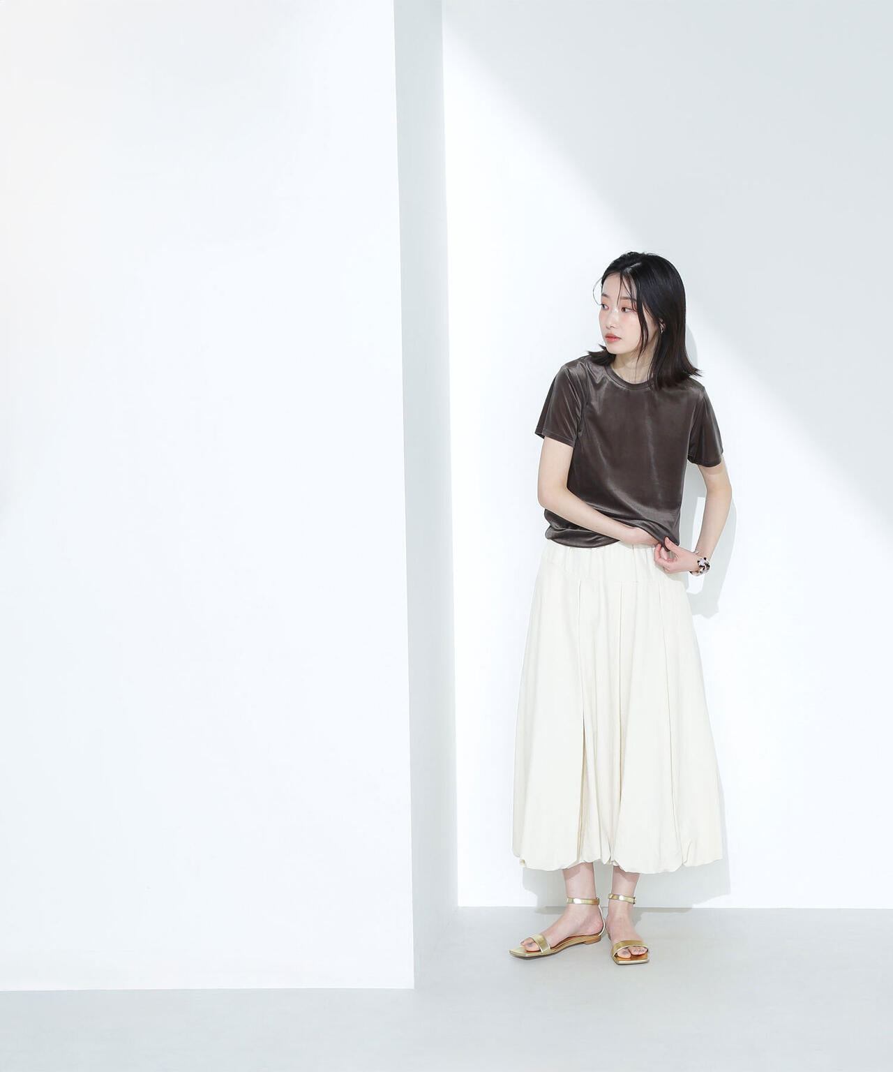 ベロアTシャツ*
