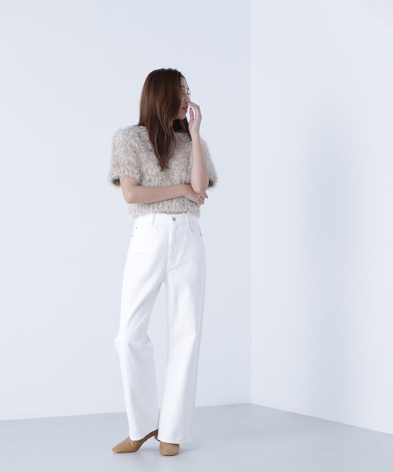 <ちょうど、いい服>私に“ちょうどいい”ワイドストレートパンツ*