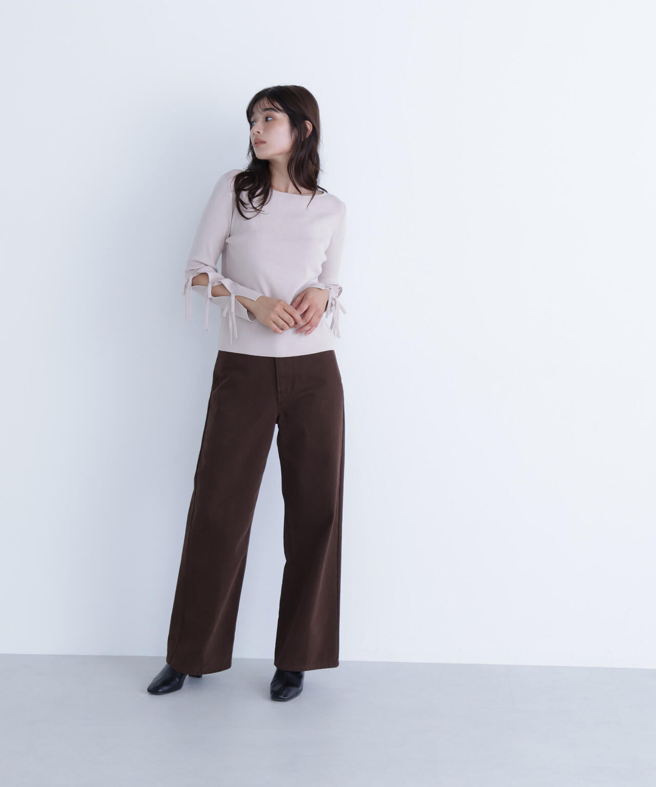 <ちょうど、いい服>私に“ちょうどいい”ワイドストレートパンツ*