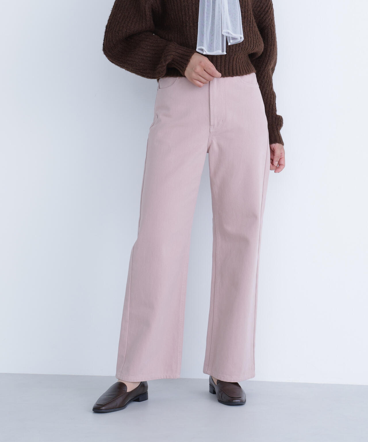 <ちょうど、いい服>私に“ちょうどいい”ワイドストレートパンツ*