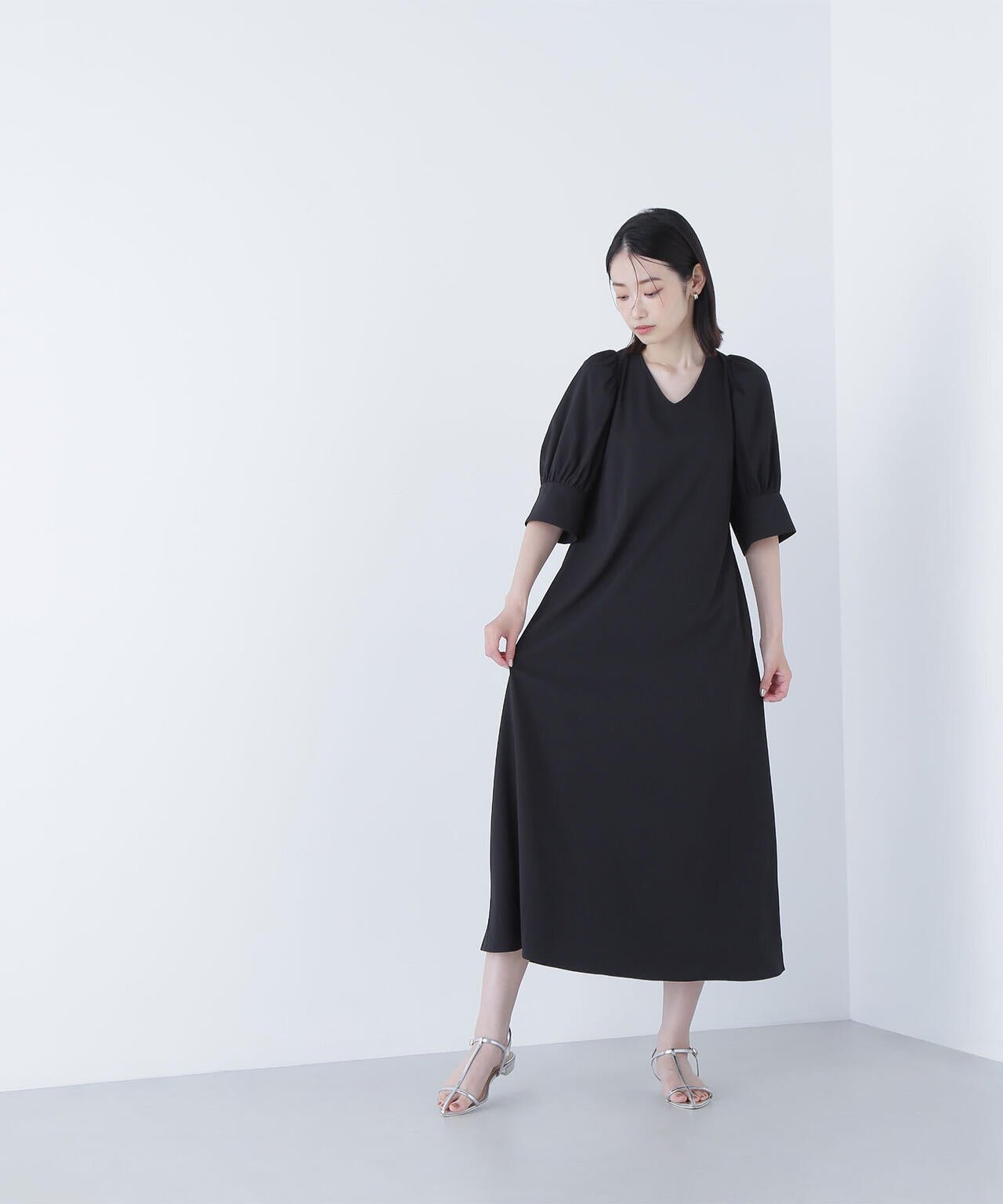 バックリボンリラクシーワンピース*