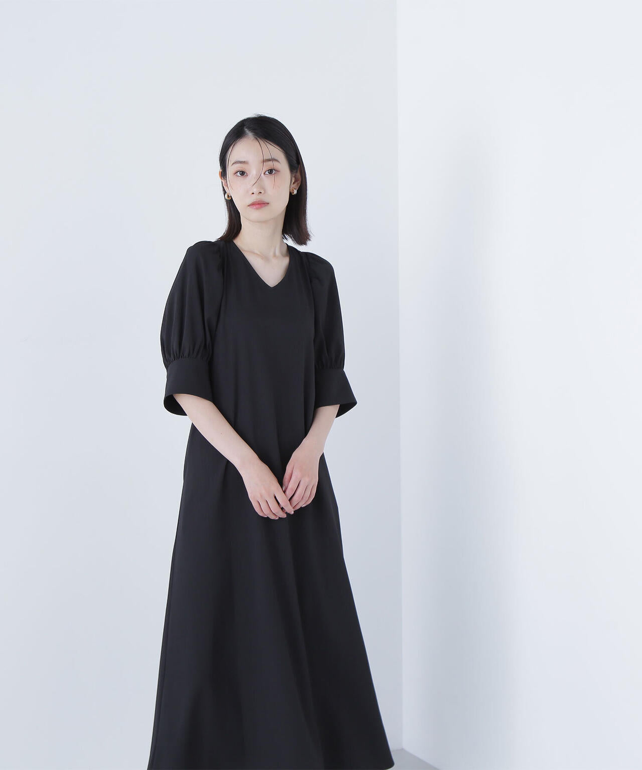 バックリボンリラクシーワンピース*