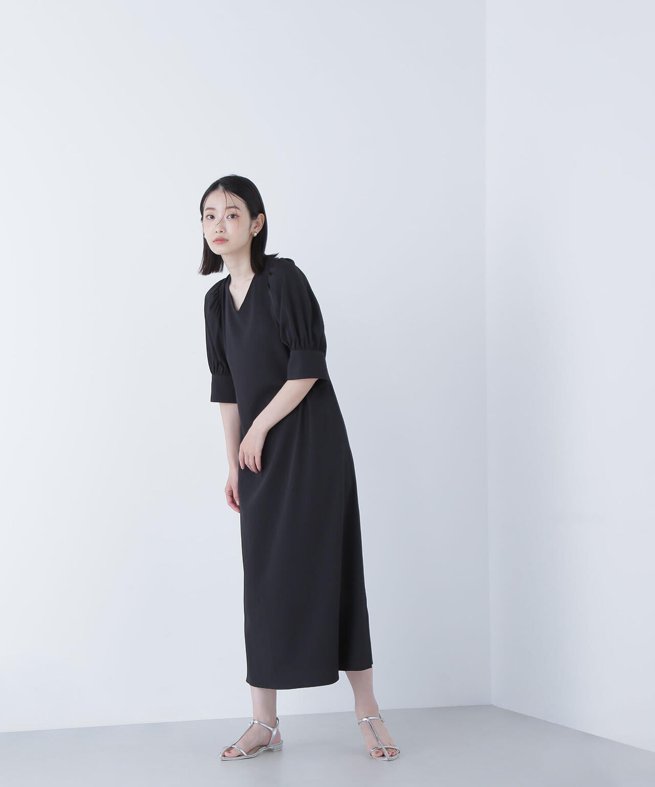 バックリボンリラクシーワンピース*
