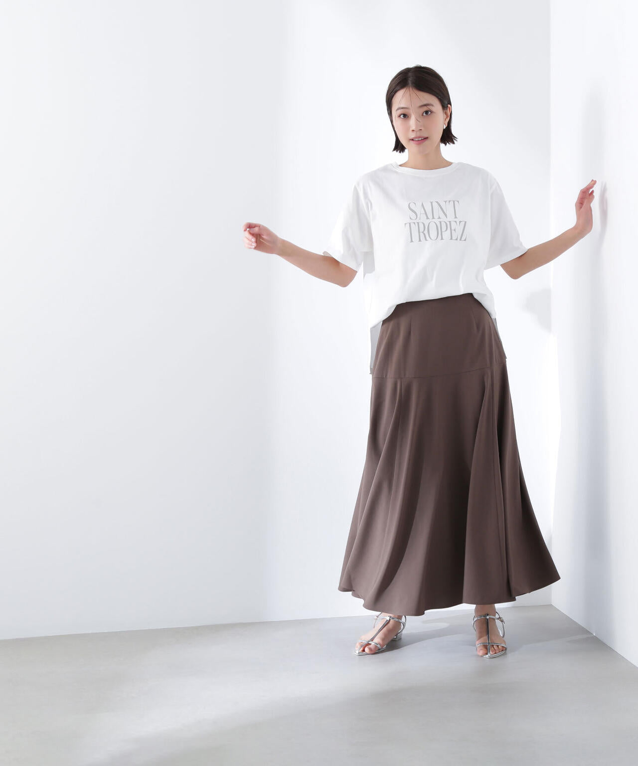 ボクシーロゴTシャツ*