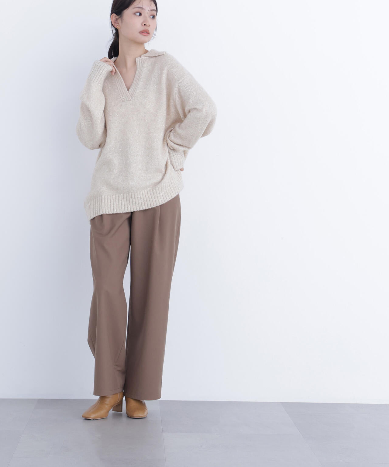 ワイドツイルパンツ