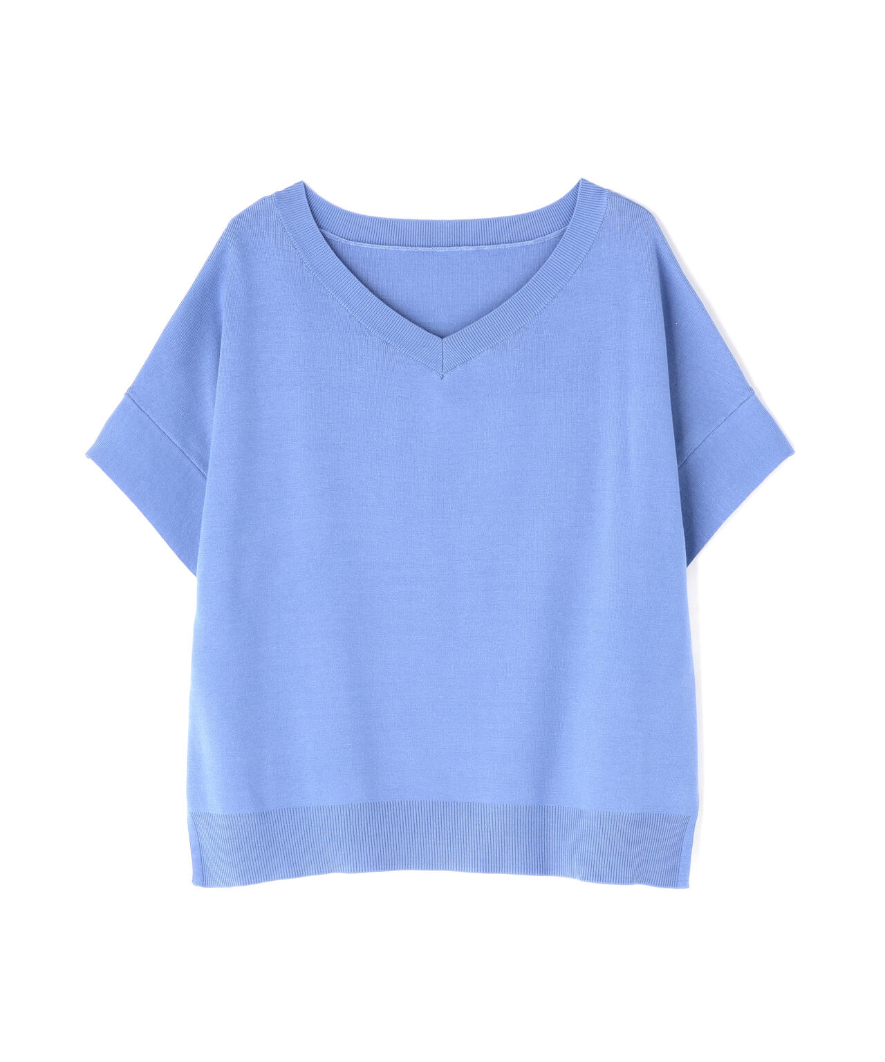 <sweet掲載>総針ベーシック Vネックニット