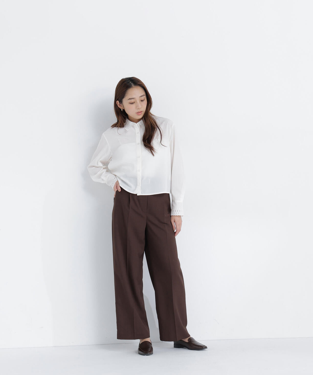 165.5cm 着用サイズ:FR