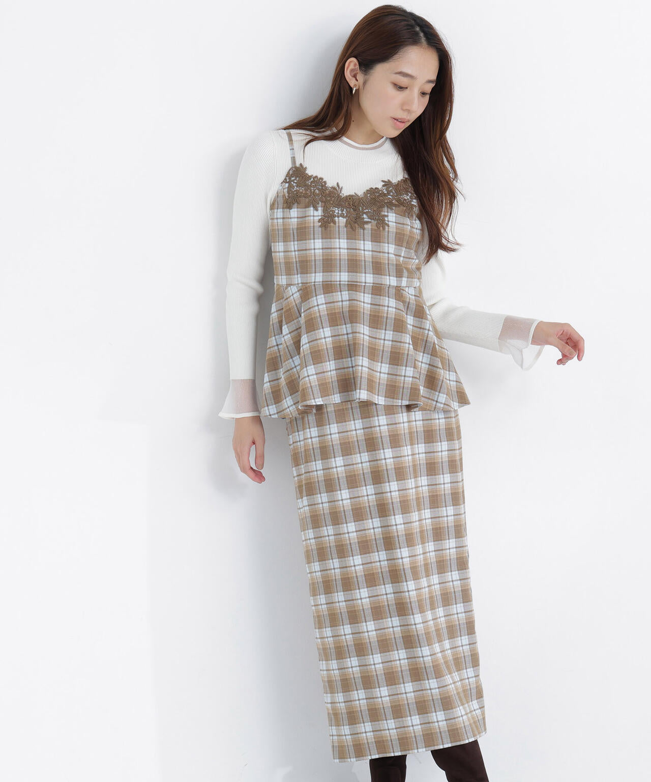 165.5cm 着用サイズ:FR