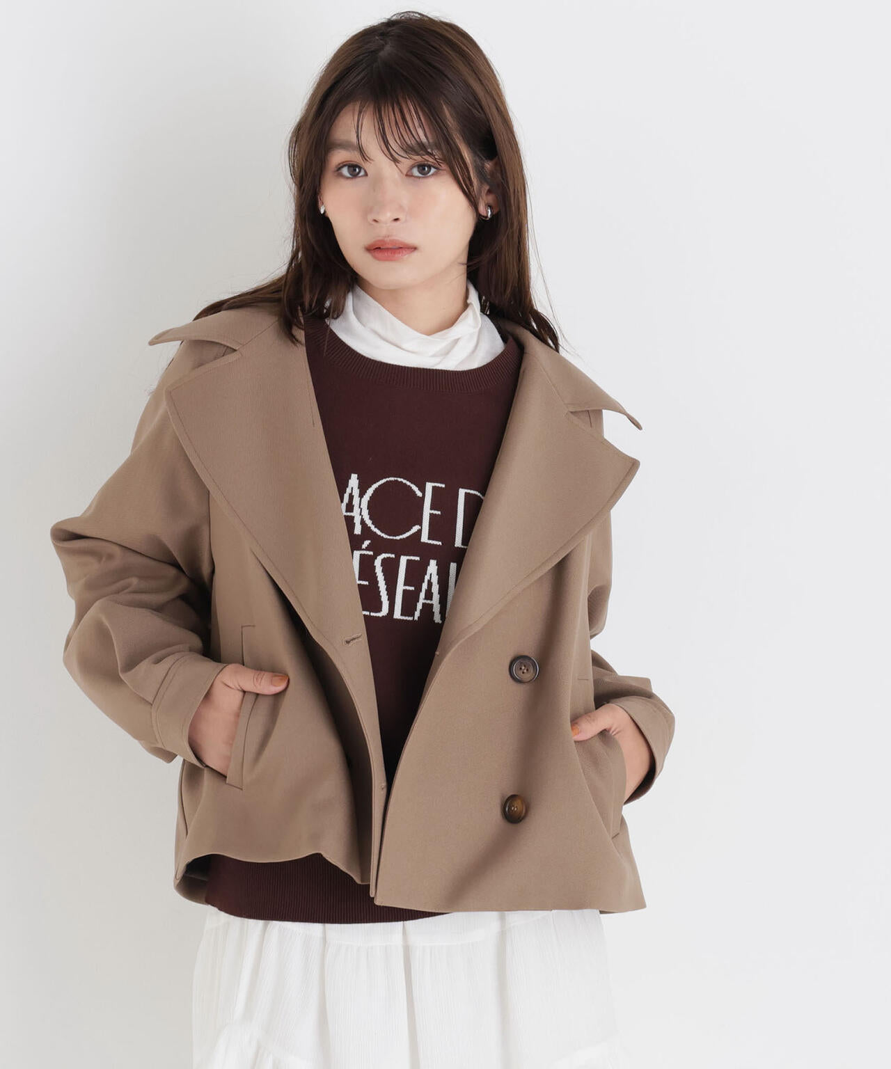 <ちょうど、いい服>「おはよう」から「おつかれさま」まで。 毎日ハーフトレンチ