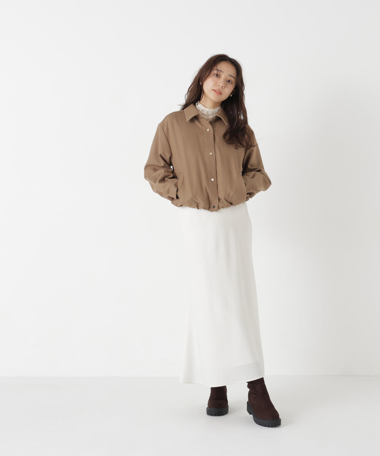 165.5cm 着用サイズ:FR