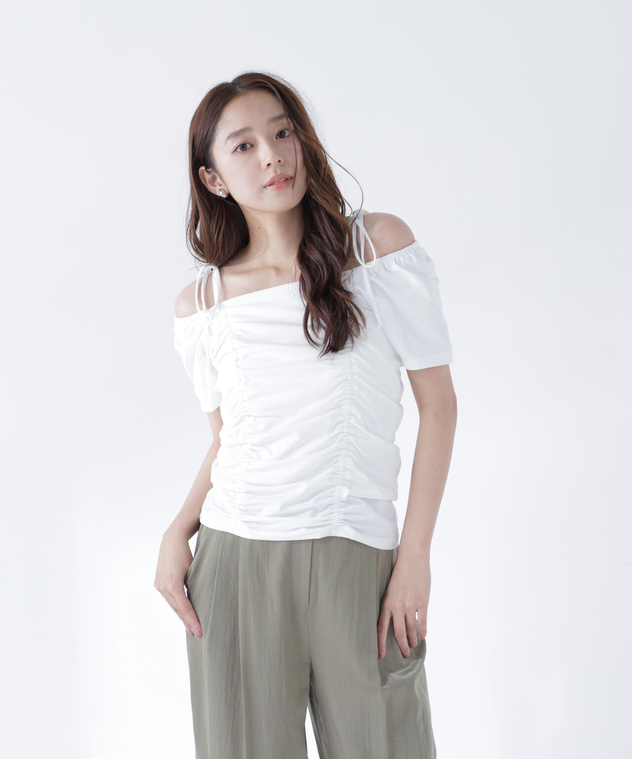 165.5cm 着用サイズ:FR