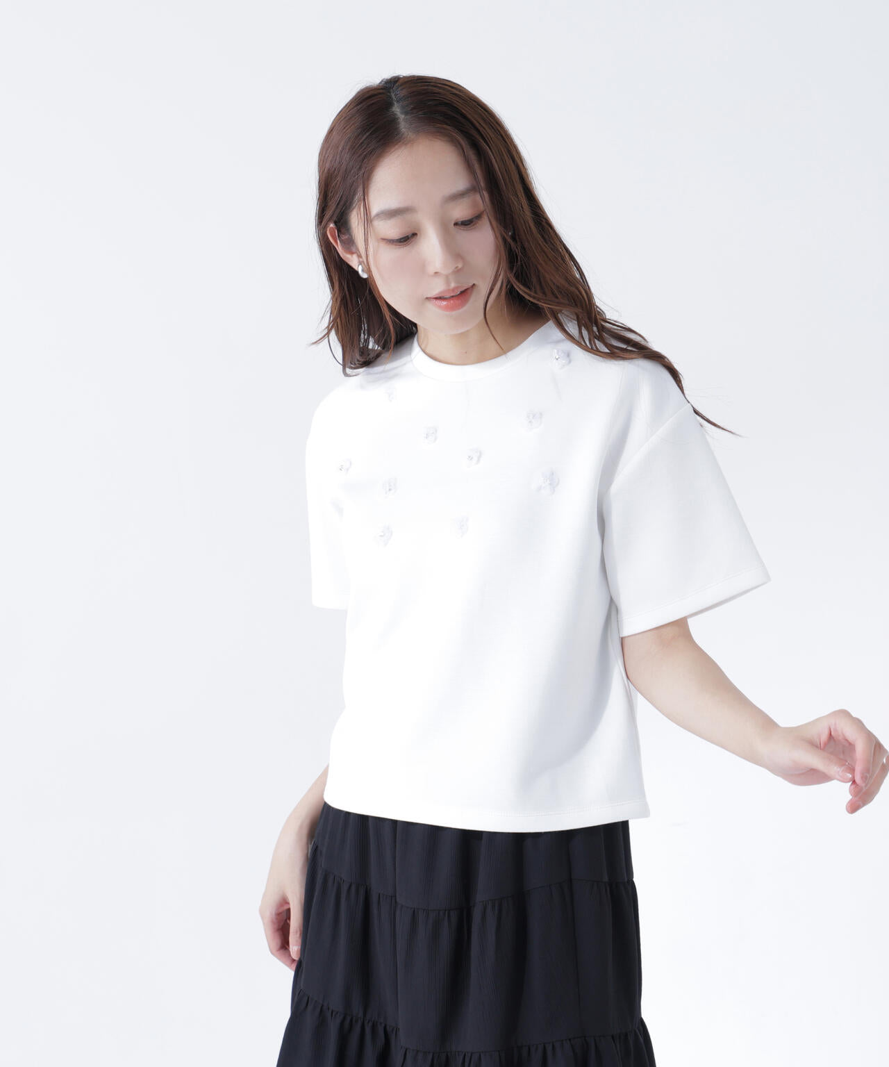 165.5cm 着用サイズ:FR