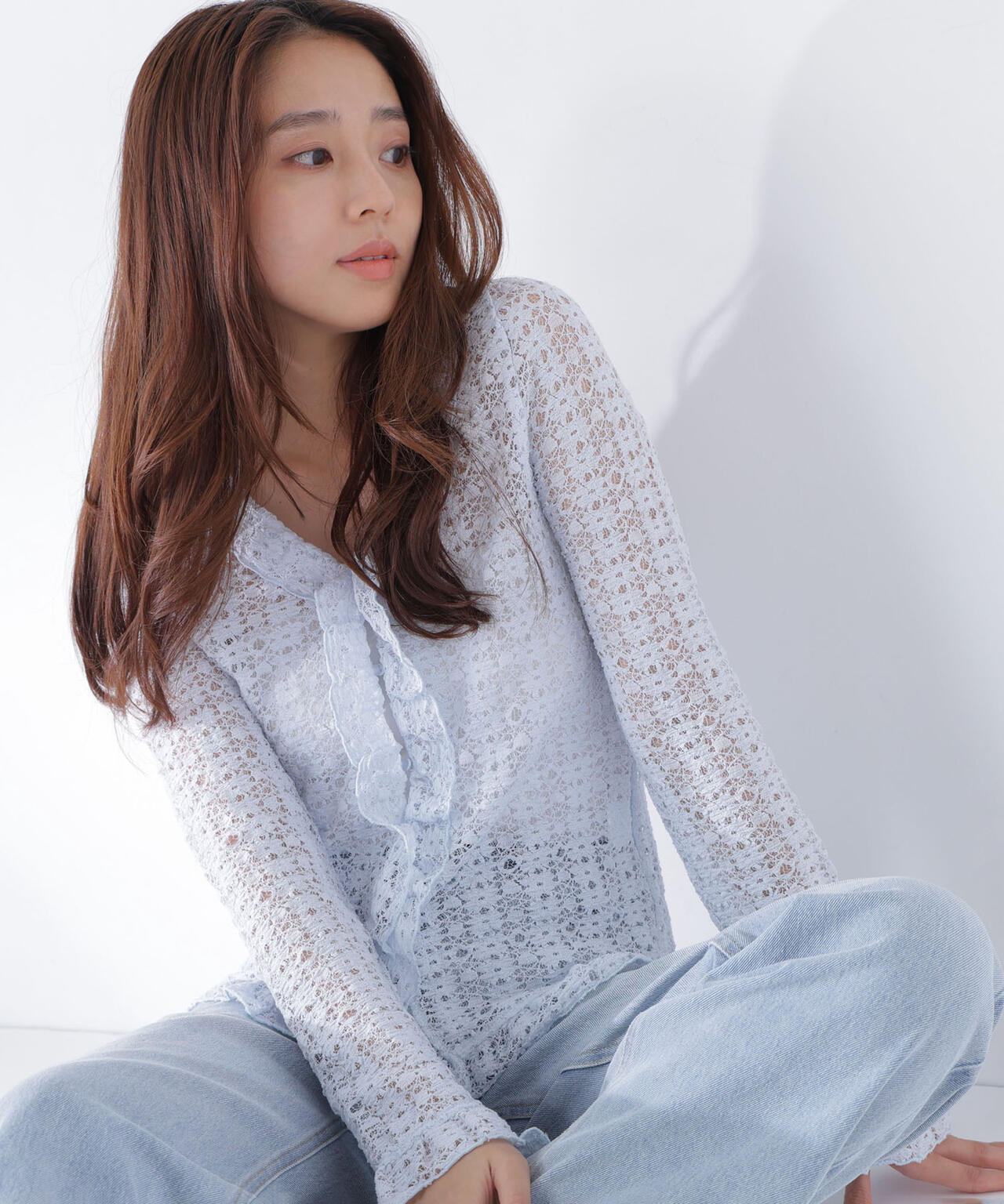 165.5cm 着用サイズ:FR