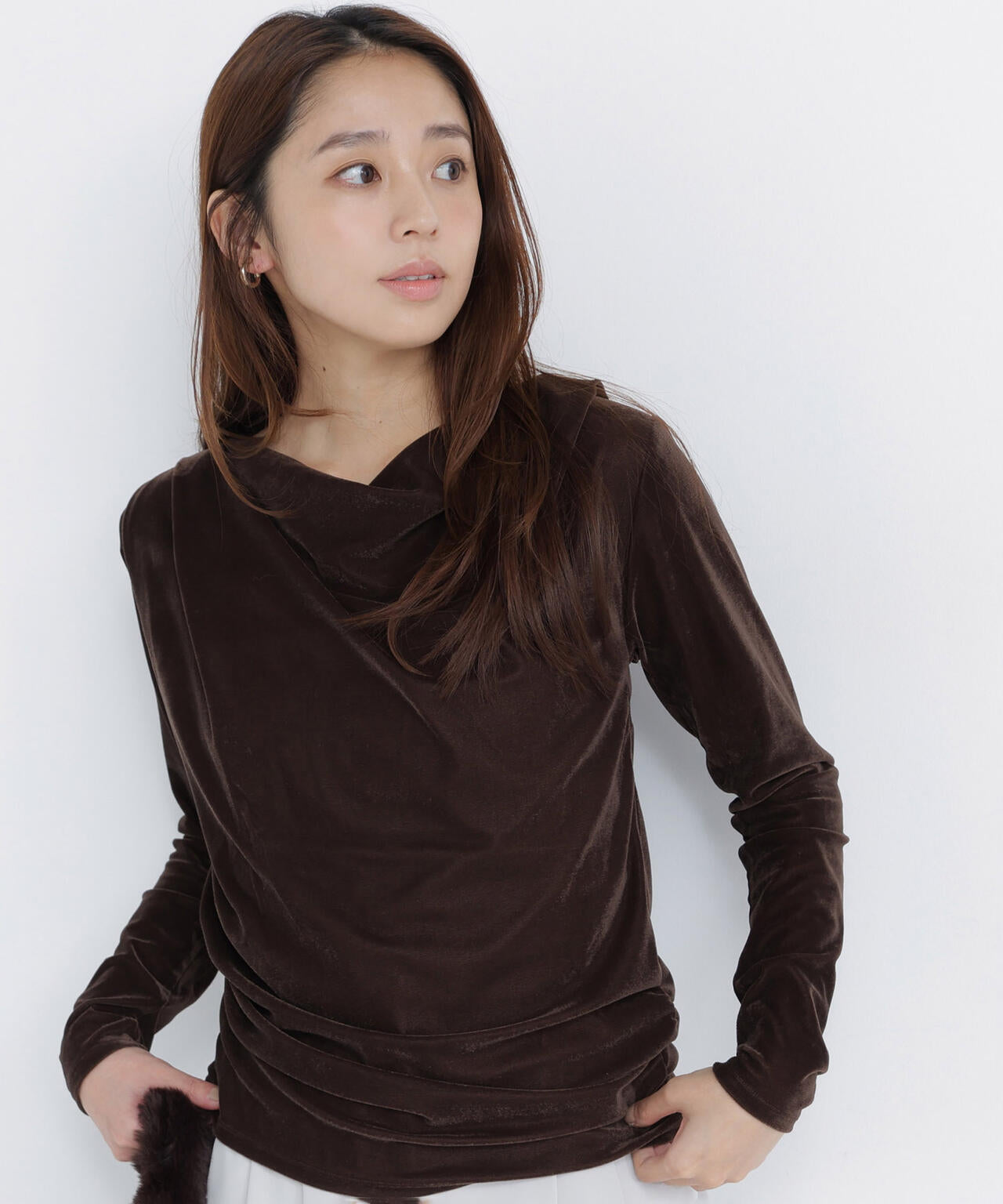165.5cm 着用サイズ:FR
