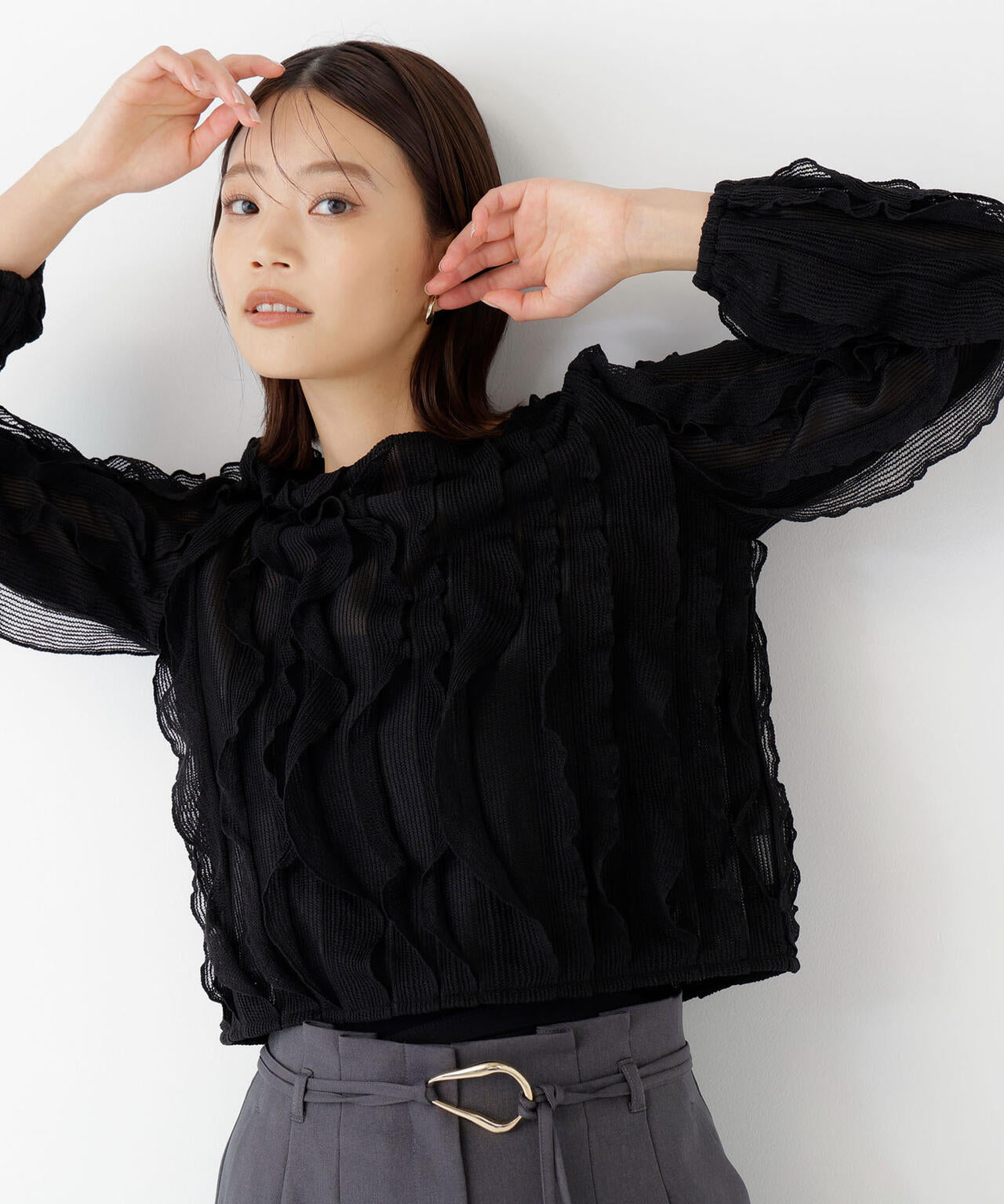 167cm 着用サイズ:FR