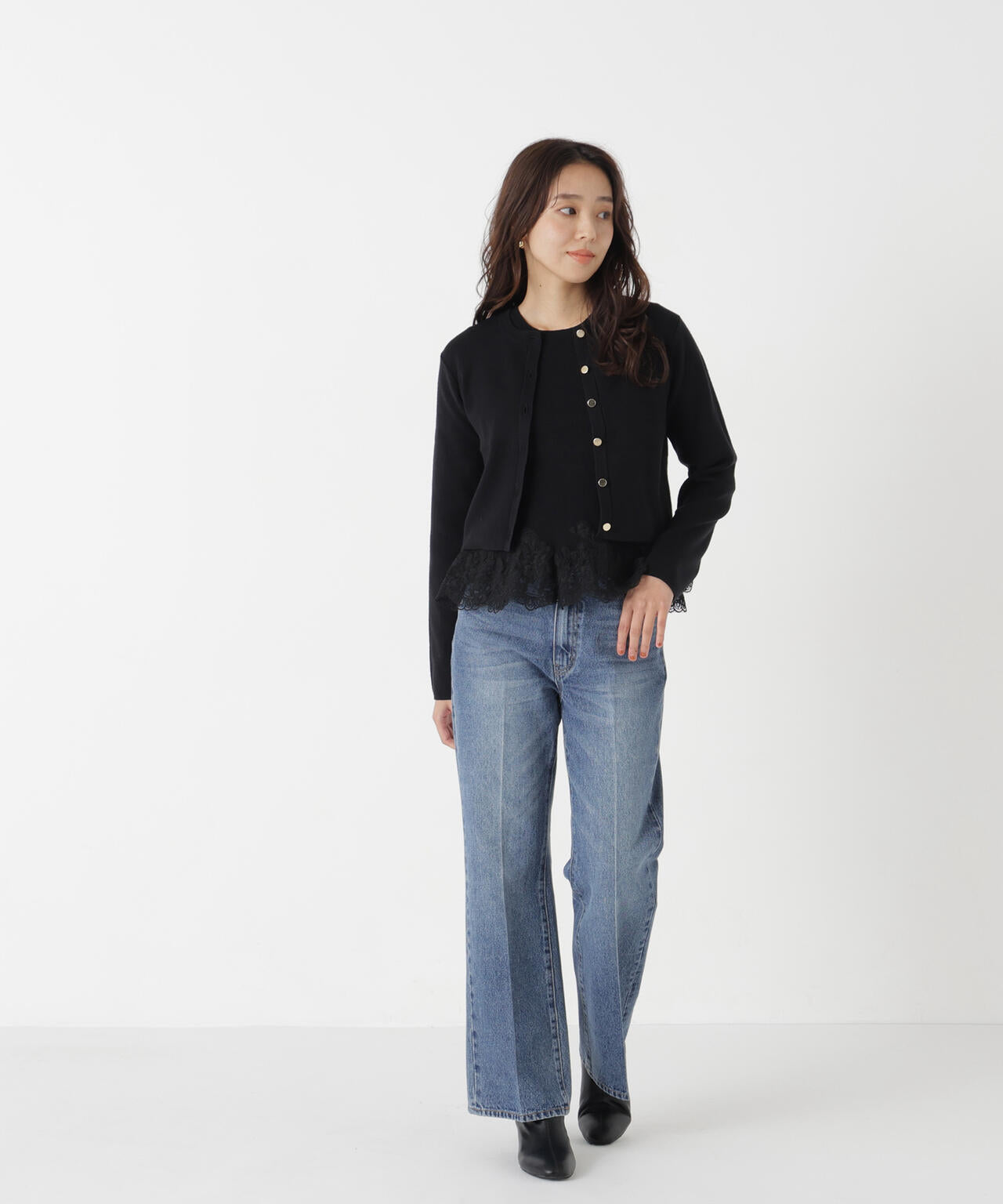 165.5cm 着用サイズ:FR