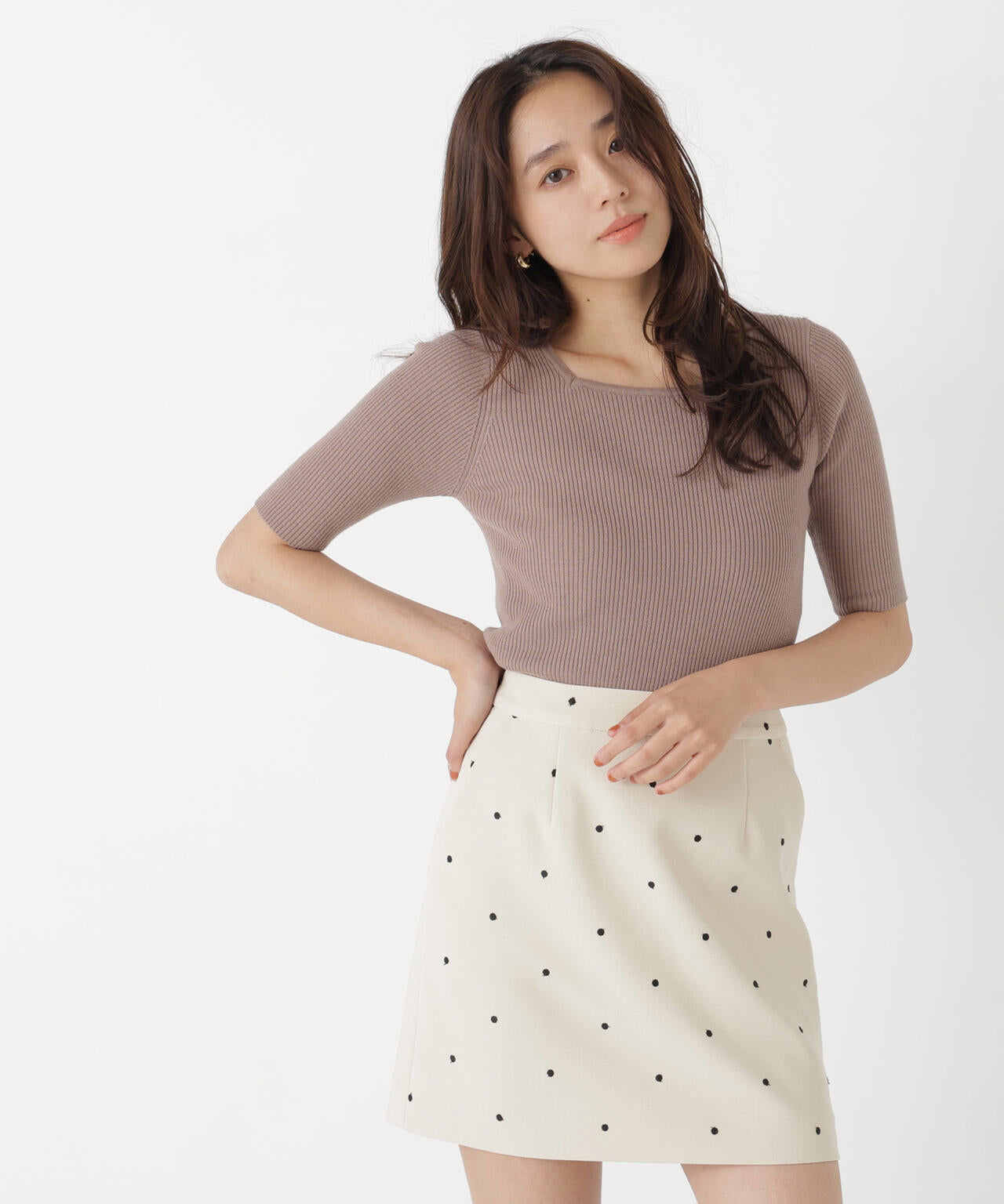 165.5cm 着用サイズ:FR