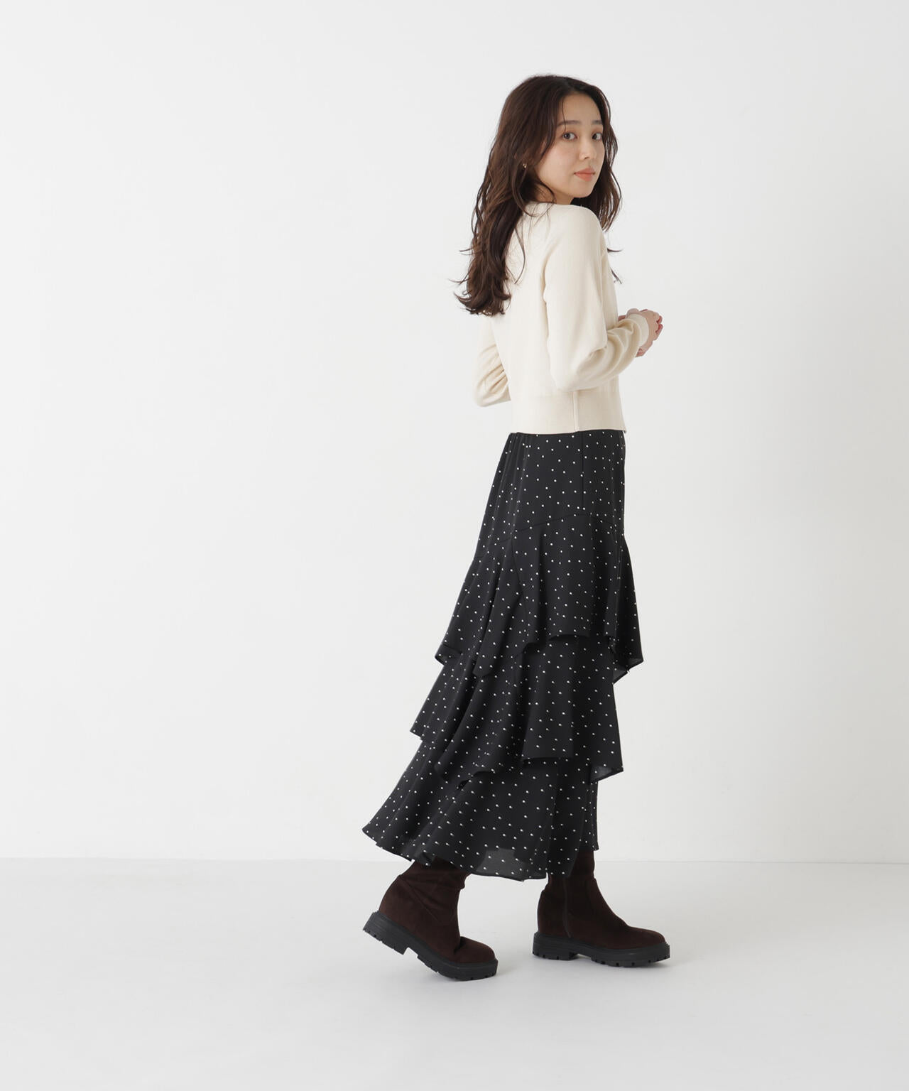 165.5cm 着用サイズ:FR