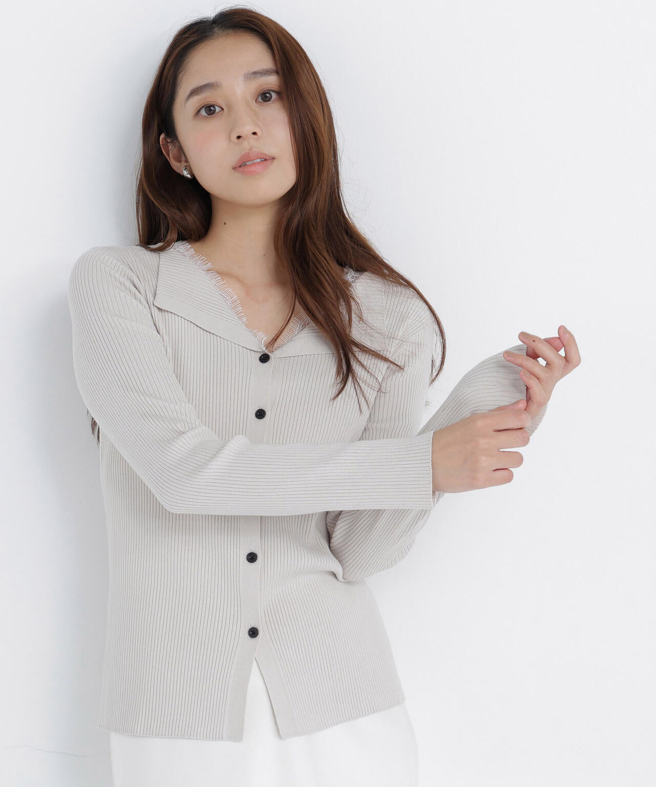 165.5cm 着用サイズ:FR