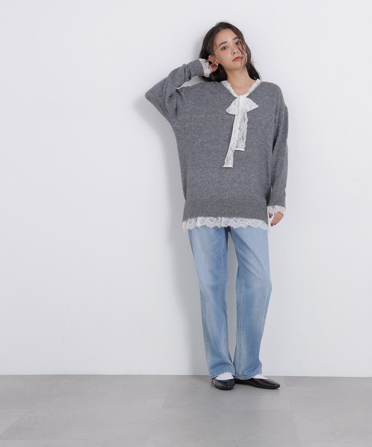 162cm 着用サイズ:FR