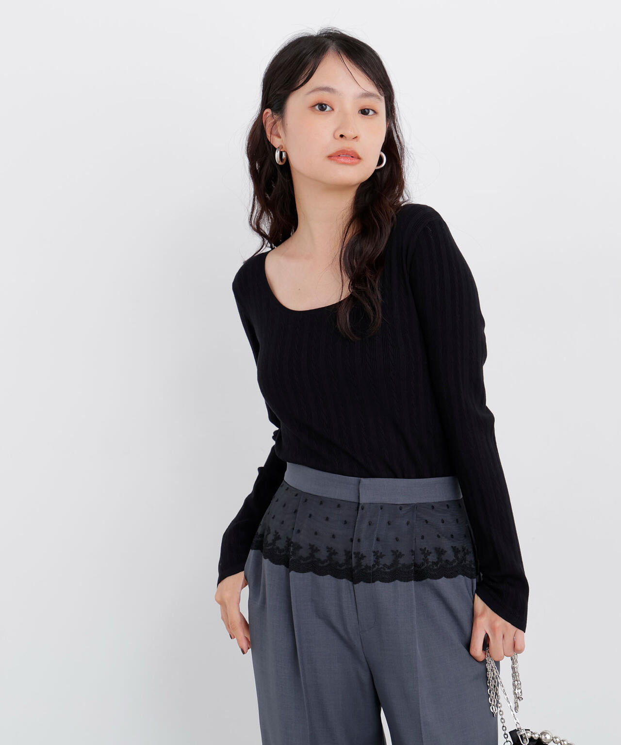 165cm 着用サイズ:FR