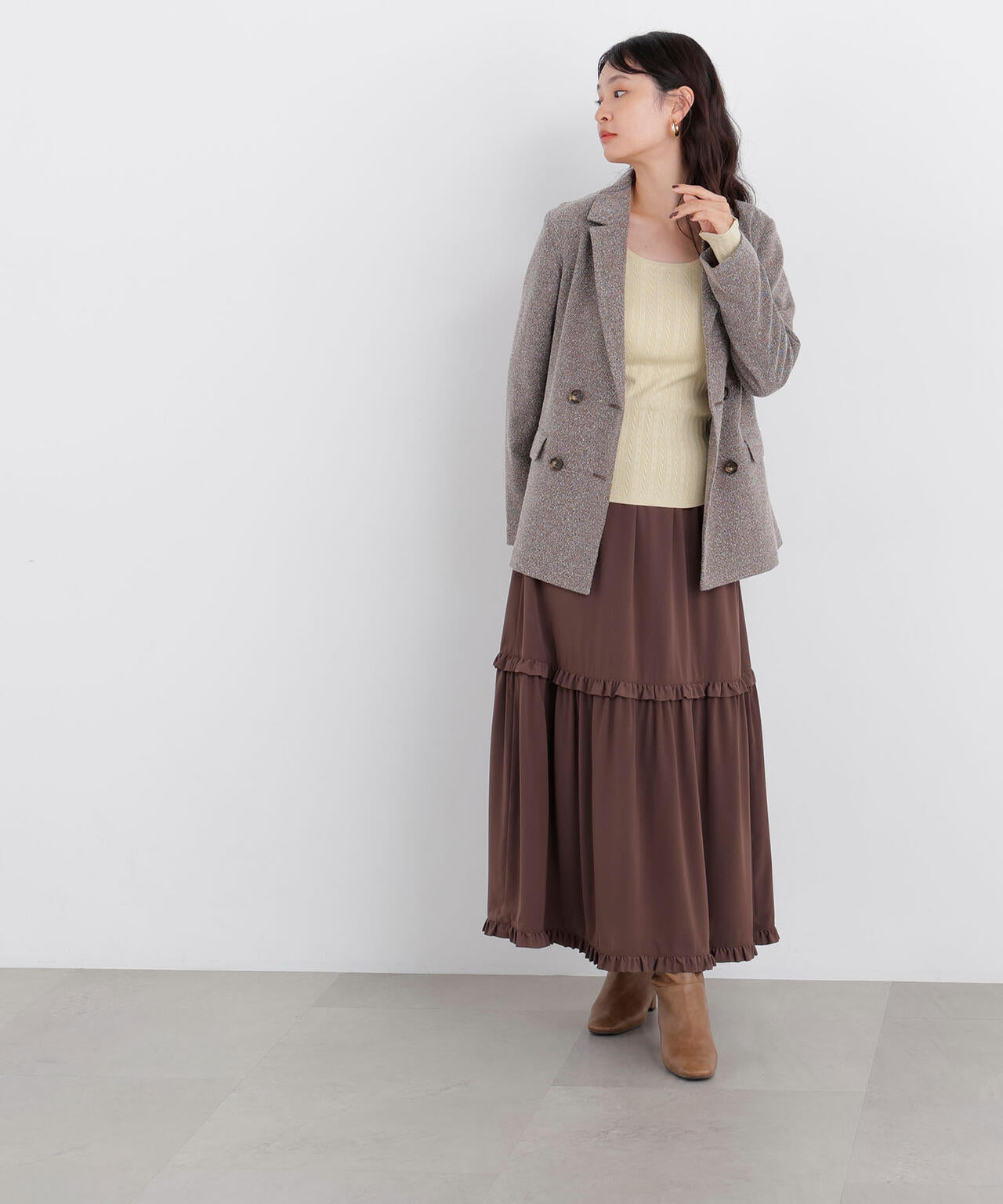 165cm 着用サイズ:FR