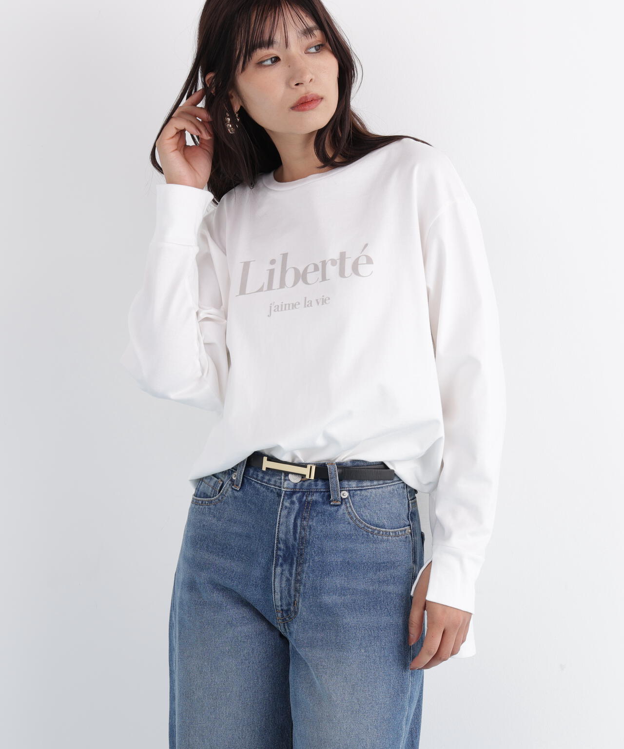 「Liberte」ロングTシャツ