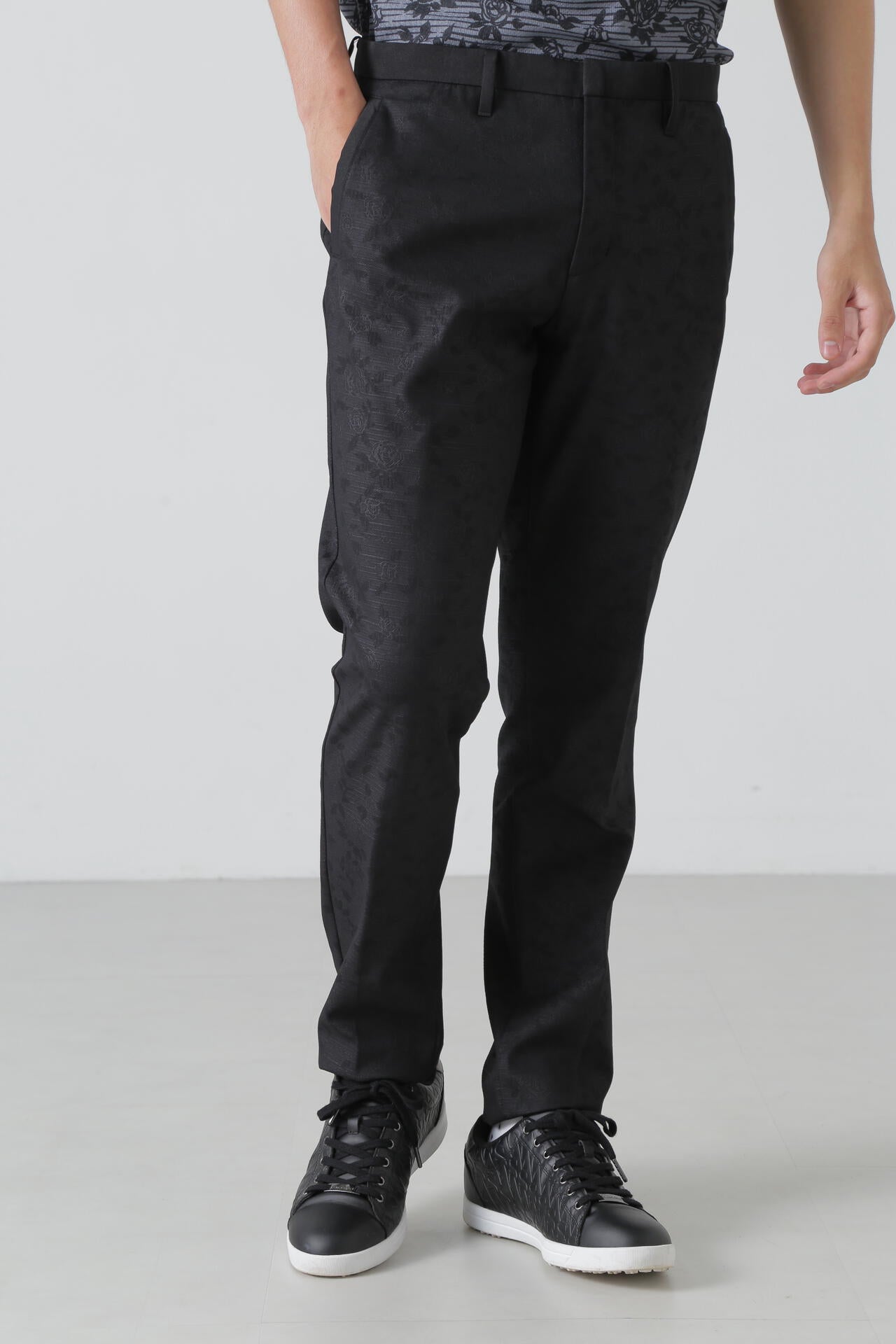 ボニースコットランドエンボス トラウザーパンツ (MENS)