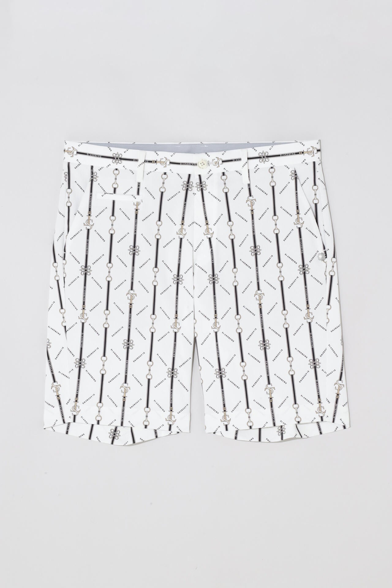 リベットストライププリントショートパンツ (MENS)