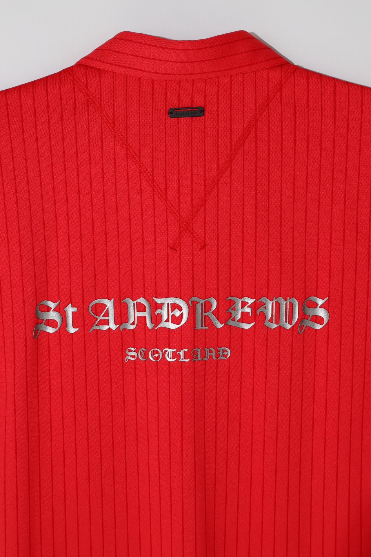 ストライプ半袖ポロシャツ (MENS)