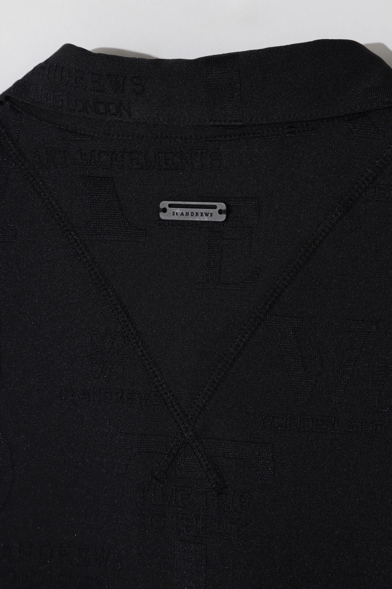 コンセプト柄リンクス無地半袖シャツ (MENS)