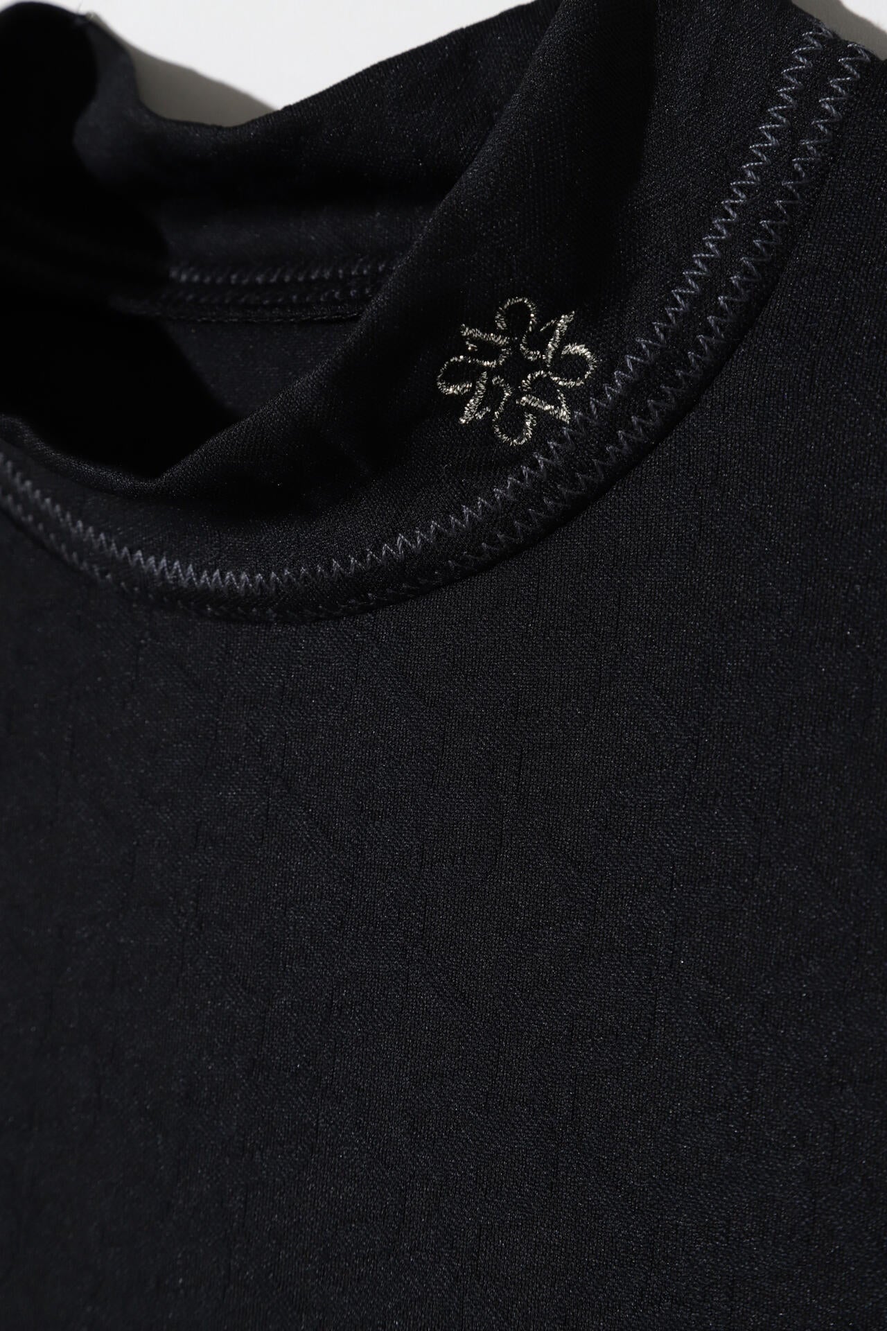 STAドットジャガード長袖ハイネックカットソー (MENS)