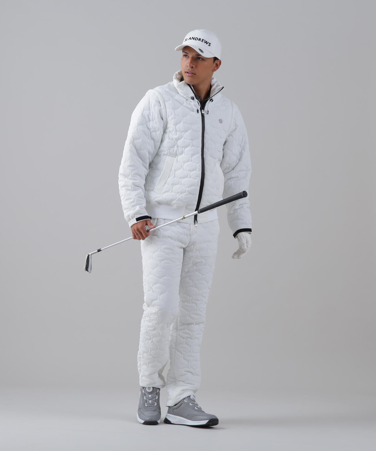 ウェーブストレッチ中綿パンツ (MENS)