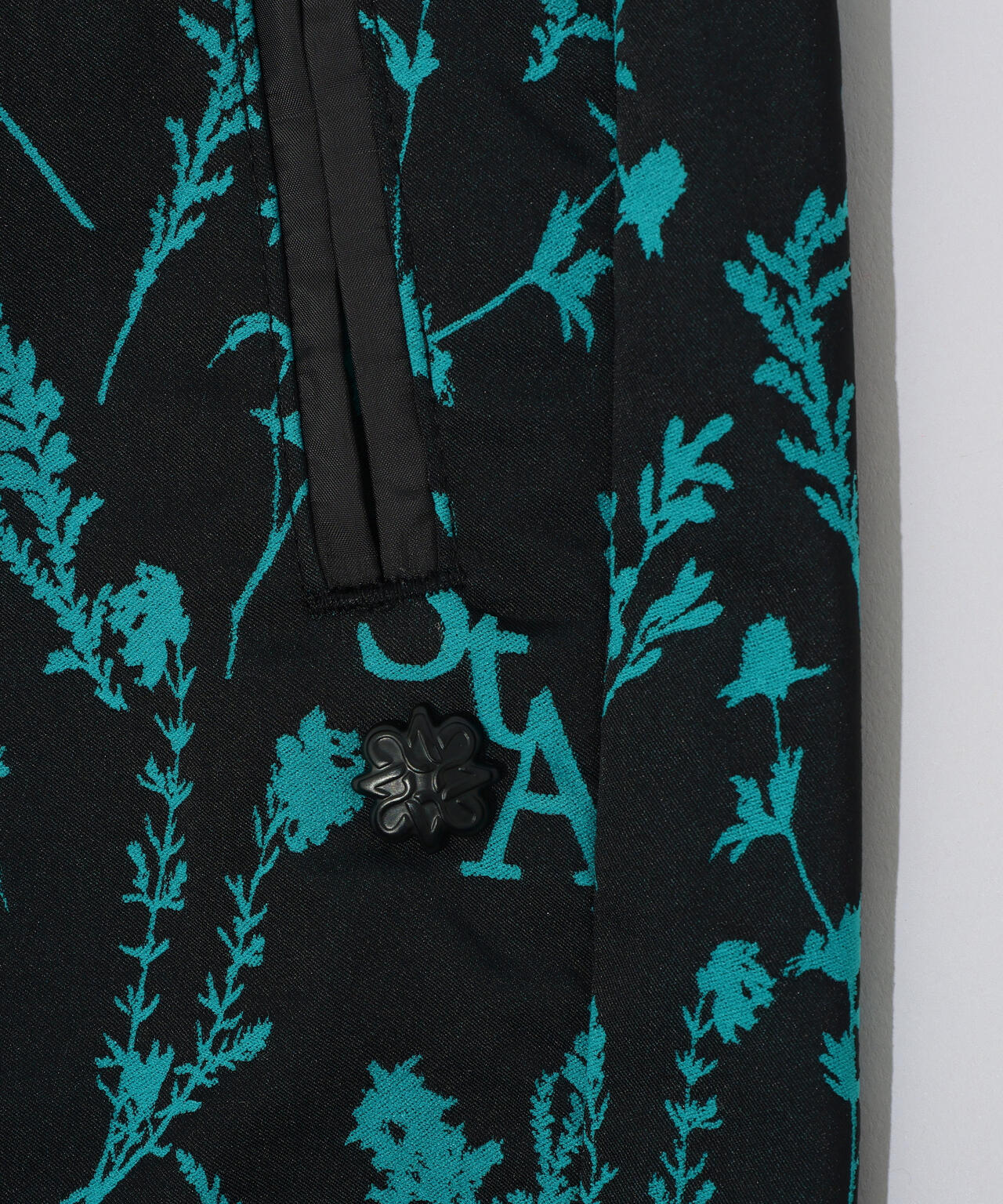 【ストレッチ】ボタニカルジャガードショートパンツ (MENS)