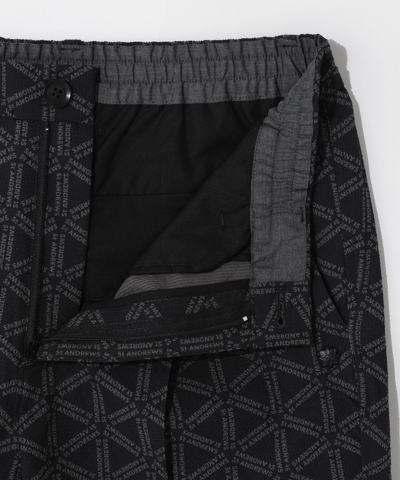 【吸水速乾】【ストレッチ】トライアングルロゴプリントショートパンツ (MENS)