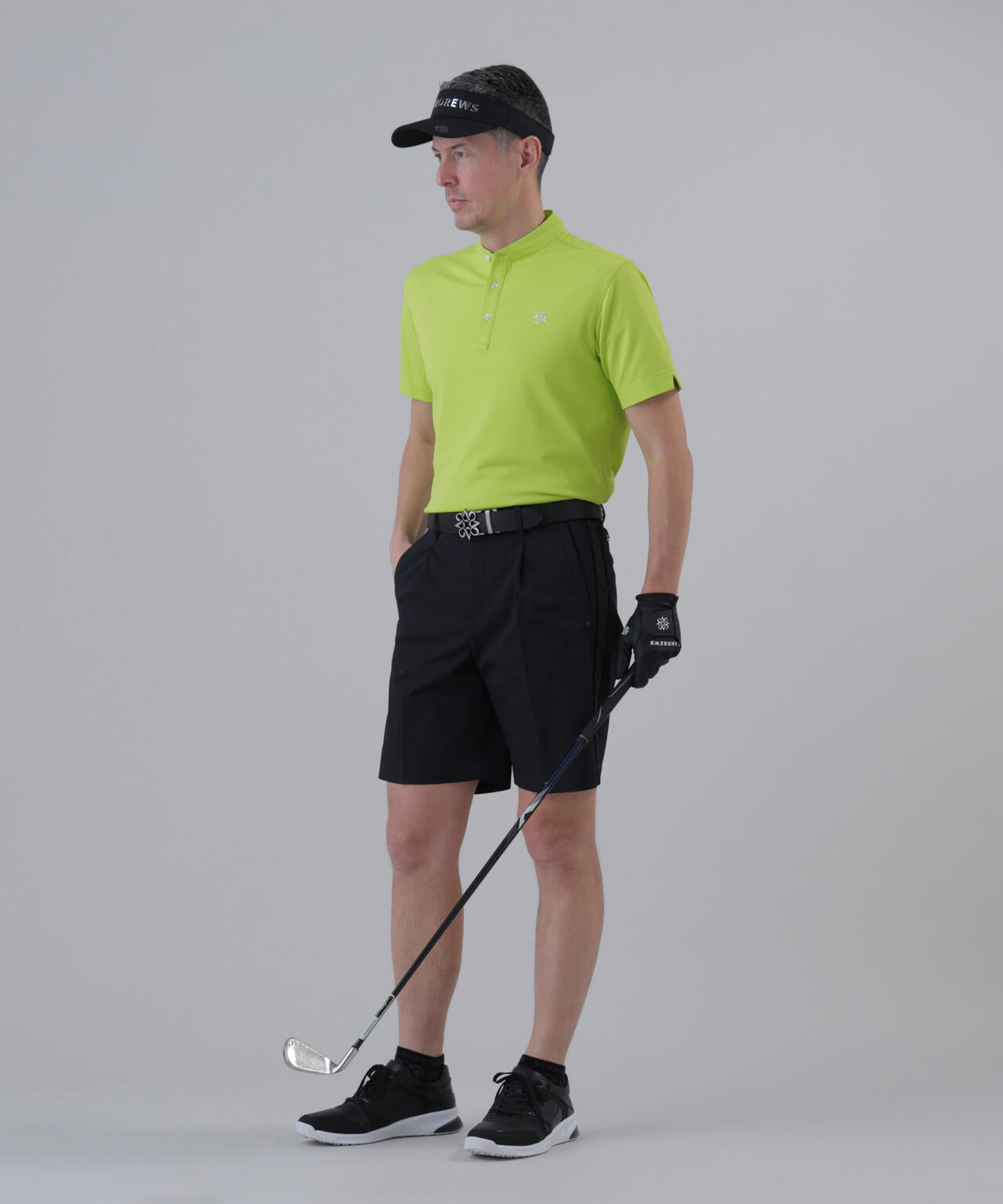 【吸水速乾】【UVカット】ボックスベアメッシュ半袖ポロシャツ (MENS)